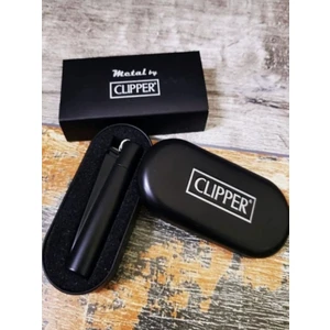 Clipper Siyah Demirli Kutulu Çakmak