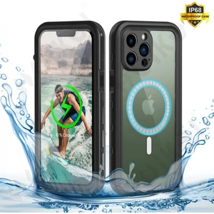 Apple iPhone 14 Pro Max Su Toz Geçirmez Kılıf Çift Parça Tam Koruma