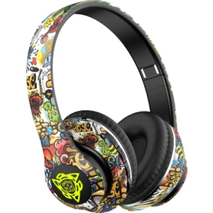 Happy World Shopping Boyalı Kulaklık Bluetooth Kulaklık Kablosuz Kulaklık Stereo Katlanabilir Spor Mikrofonlu Kulaklık Handfree Mp3 Çalar (Yurt Dışından)