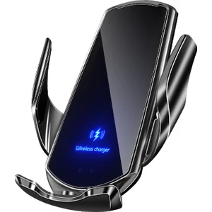 Happy World Shopping Otomatik Sıkma Araba Kablosuz Şarj Cihazı 15 W Hava Firar Dağı Için Akıllı Kızılötesi Qi Hızlı Şarj Cihazı iPhone Huawei Samsung Xiaomi (Yurt Dışından)