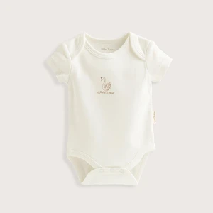 Little Swan Yenidoğan Kısa Kollu Body Ekru