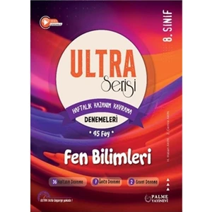 Palme Yayıncılık 8. Sınıf Ultra Serisi Fen Bilimleri Denemeleri