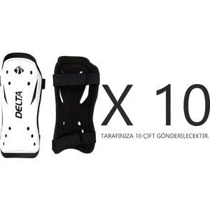 10 Çift (20 Tekli) Tekmelik Futbol Tekmeliği Futbolcu Kaval Koruyucu (Çift Cırtlı)