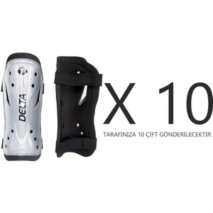 10 Çift (20 Tekli) Tekmelik Futbol Tekmeliği Futbolcu Kaval Koruyucu (Çift Cırtlı)