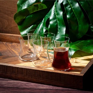 Lal 6'lı Çay Bardağı