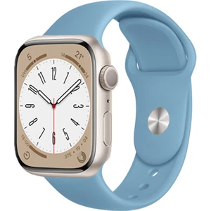 Apple Watch Seri 1/2/3/4/5/6/7/8/SE/38MM 40MM 41MM  Kordon Kayış Bileklik Klasik Kaliteli Silikon