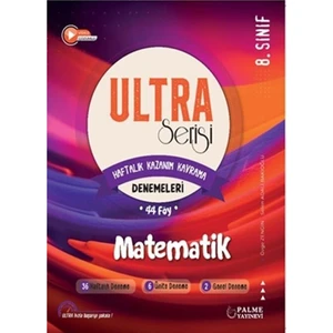 Palme Yayıncılık 8. Sınıf Ultra Serisi Matematik Denemeleri