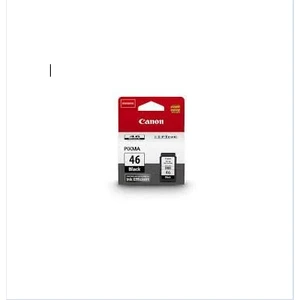 Canon Pg-46 Siyah Orijinal Kartuş (Bitmeyen Kartuşa Uyumlu Delik ve Hazır) - Canon Pixma E404/E414/ E464/ E484/ E474