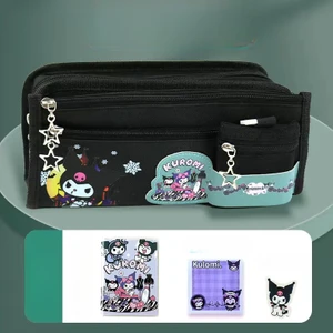 Sanrio Kalem Çantası Ilköğretim Okulu Öğrenci Kulomi Tarçınlı Köpek Melody Kırtasiye Kutusu Kalem Kılıfı Kız Kalp Çocuk Hediyesi (Yurt Dışından)