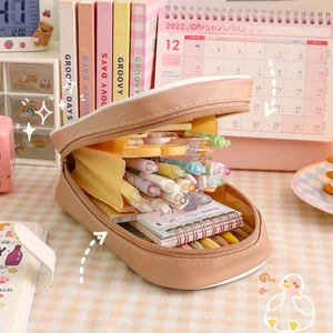1 Adet Sevimli Büyük Kapasiteli Kalem Kutusu Kawaii Pencilcase Okul Kalem Kutusu Malzemeleri Kalem Çantası Okul Kutusu Kalemler Kılıfı Kırtasiye (Yurt Dışından)