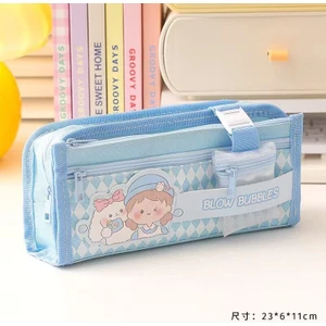Büyük Kapasiteli Kız Kalem Kutusu Yeni Popüler Kalem Kılıfı Ins Japon Kızlar Birincil ve Ortaokul Kalem Kutusu (Yurt Dışından)