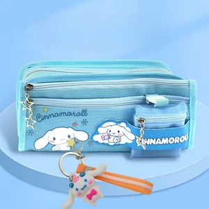 Sanrio Kalem Çantası Büyük Kapasite Kulomi Tarçınlı Köpek Melody Kırtasiye Kutusu Kız Para Çantası Ilköğretim Okulu Öğrencileri Sevimli (Yurt Dışından)