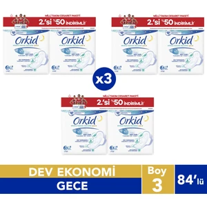 Extra Hassas Cesaret Paketi Gece 84'lü