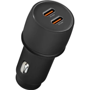 45W Çift Type C Girişli Pd Ultra Hızlı Araç Şarj Aleti CC45