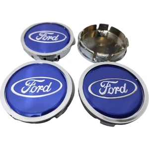 Ford Kabartma Geçme Jant Göbeği Lacivert Krom 4 Lü 60MM/55MM