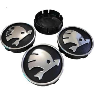 Skoda Kabartma Geçme Jant Göbeği 4 Lü 60MM-55MM