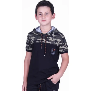 Kamuflaj Desenli T-shirt Erkek Çocuk