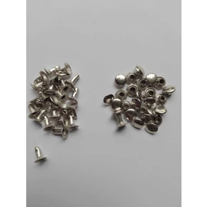 6 Mm Nikel Perçin Rivet  1000 Adet Leathercraft Deri Hobi Ürünleri