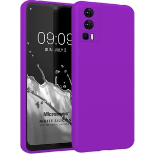 Matte Silicone General Mobile Gm 23 Kılıf Mor