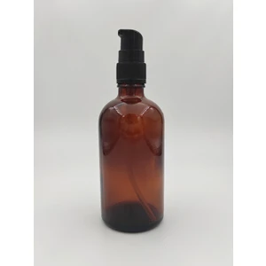 Lilyum Etik Bakım Amber Cam Şişe-Losyon Pompa KAPAKLI-100ML
