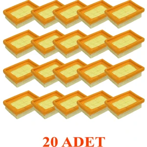 Fuji Filtre 20 Adet Oleo-Mac Wolfmac Motorlu Tırpan Oleo Mac Hava Filtresi 753 T 453 Bp 9 cm x 6,5 cm