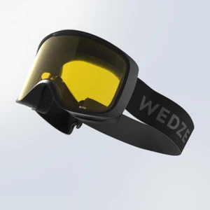 Wedze Yetişkin Kayak Snowboard Maskesi - Kötü Havalar - Siyah - G100 S1
