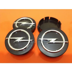 Opel Kromlu Geçme Jant Göbeği Siyah 4 Lü 60-55MM