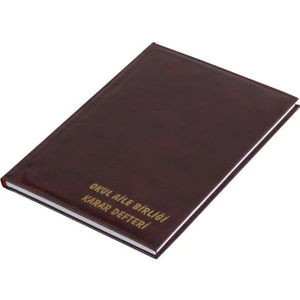 Okul Aile Birliği Karar Defteri Suni Deri Kapak 21X30 100 Yaprak K.522 5225