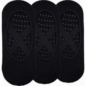 Hepsine Rakip 3lü Kadın Bambu Yoga Pilates Çorabı Çapraz Bantlı Kaydırmaz Taban