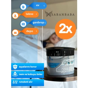 Saban nem Alıcılı ve Rutubet Giderici  Aparat - 500 gr -Üçgen Naturel 2'li