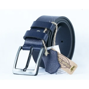 Parscraft Hakiki Manda Derisi Erkek Kemer 4,5 Cm Lacivert Kot Pantolon Spor Kemer