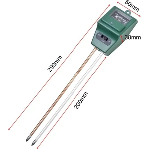 3'lü Toprak Ph Ölçer Nem Ölçer Işık Ölçer Pilsiz Toprak Test Aleti