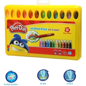 - Jel Crayon 12 Renk Jel Kalem