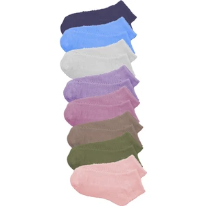 Hepsine Rakip 8li Kadın Unisex Ters Havlu Çorap Kısa Patik Kışlık Pamuklu Yumuşak