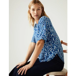 Marks & Spencer Regular Fit Kısa Kollu Bluz