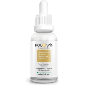 FOUR Aydınlatıcı Cilt Tonu Eşitleyici C vitamini Serum %4 Vitamin C %3 Aha %2 Niacinamide 30 ml