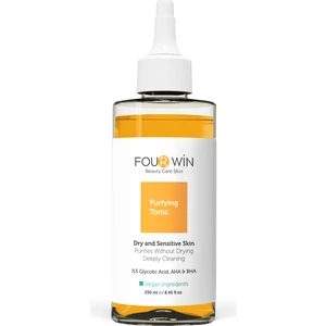Four Win %5 Glikolik Asitli AHA & BHA Sıkılaştırıcı Tonik 250 ml – Karma, Kuru ve Hassas Ciltler İçin Arındırıcı