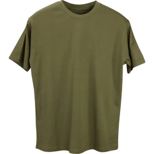 Aten Wear Oversize Bisiklet Yaka Basic Kısa Kollu Tişört
