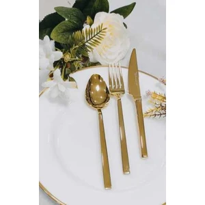 Stayle Brondoff 36 Parça Gold Titanyum Çatal Kaşık Seti