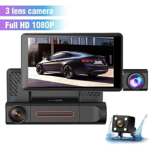 DS-413 Full Hd 1080P Araç Içi Dvr Kamera 3 Kameralı