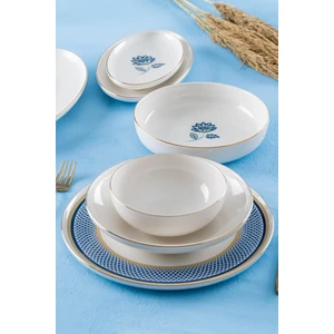 Enola 12 Kişilik 46 Parça Porselen Yemek Takımı