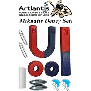 Mıknatıs Seti 1 Paket Deney Malzemesi Okul Projeleri Için Manyetik Mıknatıs Deney Oyun Seti Eğitici