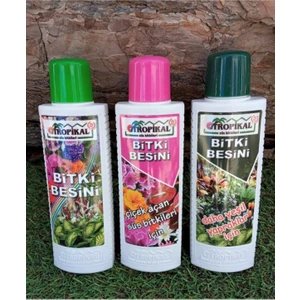 Bio Tree Bitki Besini 3'lü Set Genel Bitki Besini Çiçek Açtıran Yeşil Yapraklı Bitki Vitamini Gübre