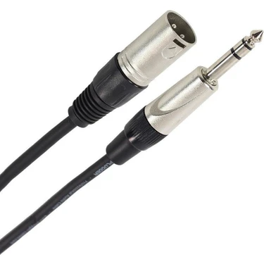 YKA 6.3 mm Stereo Erkek- Xlr Erkek Stereo Trs