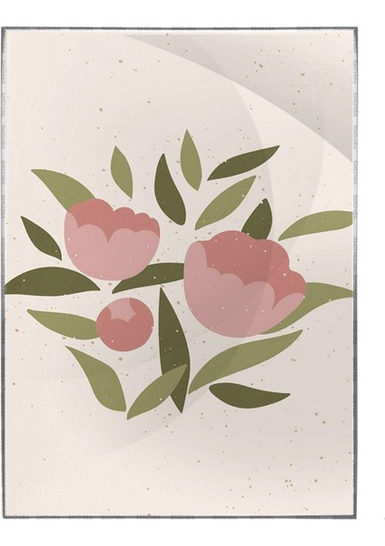 Çiçekler Pastel Renkler Modern Poster P-001870