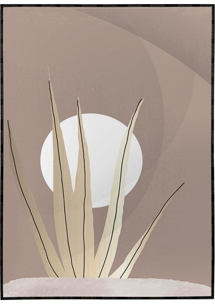 Doğa Bitki Modern Illüstrasyon Poster P-002520