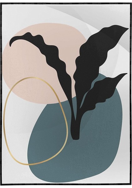 Doğa Bitki Modern Illüstrasyon Poster P-002545