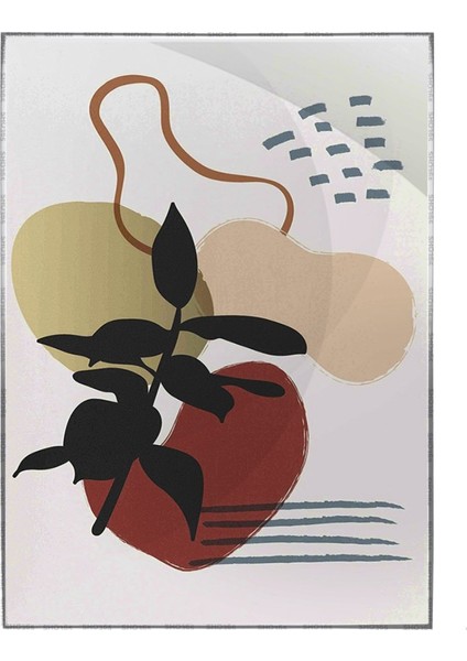 Doğa Bitki Modern Illüstrasyon Poster P-002659