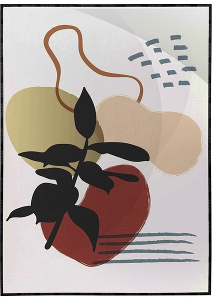 Doğa Bitki Modern Illüstrasyon Poster P-002659