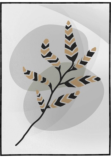 Doğa Bitki Modern Illüstrasyon Poster P-002554